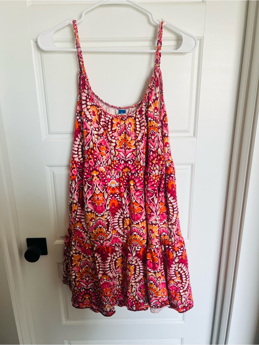 Old Navy Pink and Orange Floral Sundress